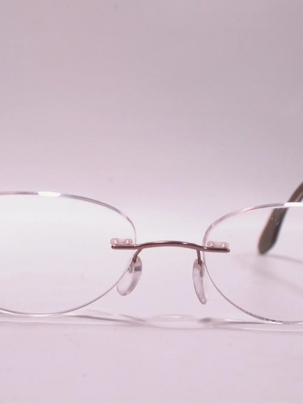 Silhouette Titan Frameless Frosted Light Weight Eyeglasses Made in Austria